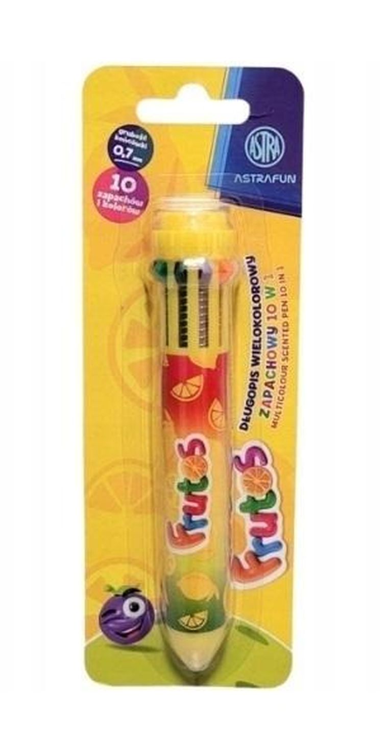 Astra, długopis zapachowy, wielokolorowy, 10w1
