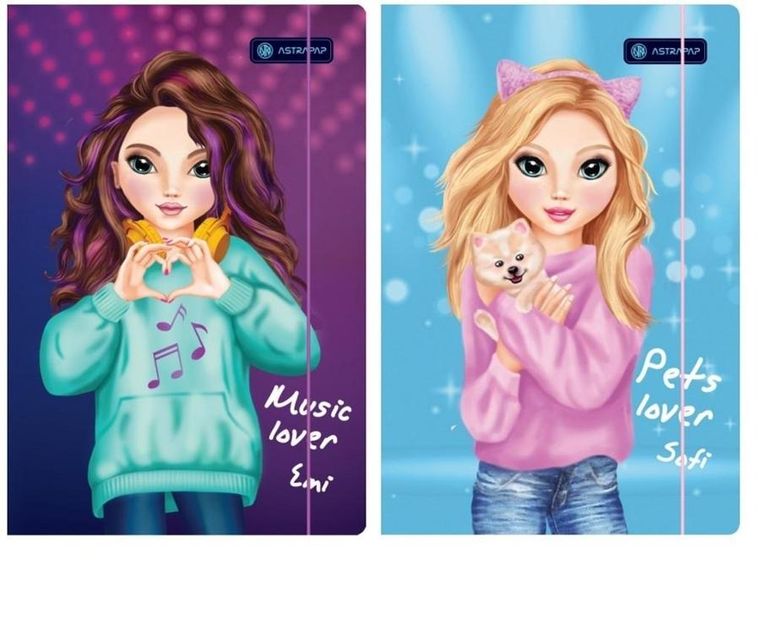 Astra, Emi&Sofi, teczka z gumką A4, 1 szt.