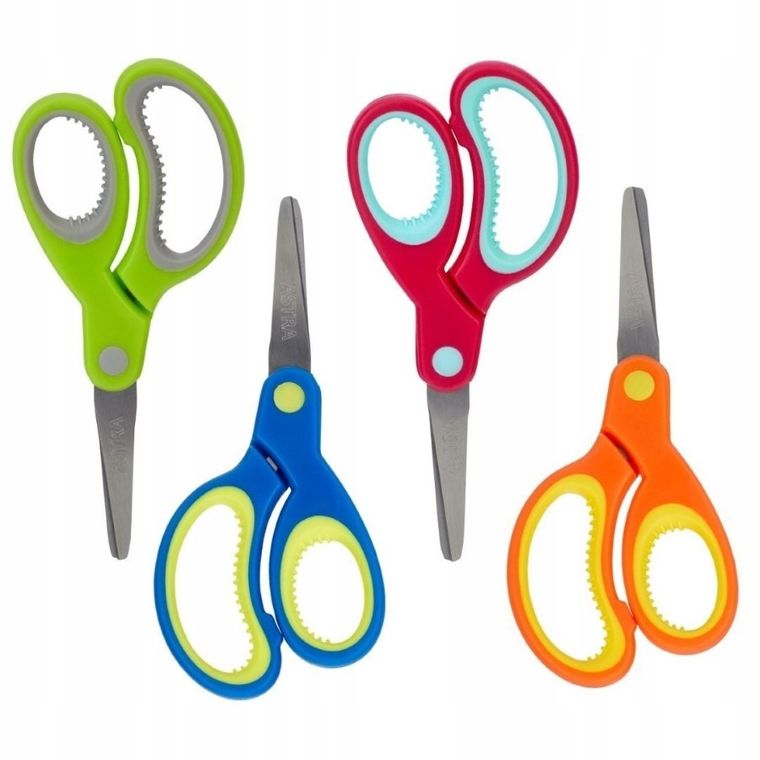 Astra, ergonomiczne nożyczki szkolne, 13 cm