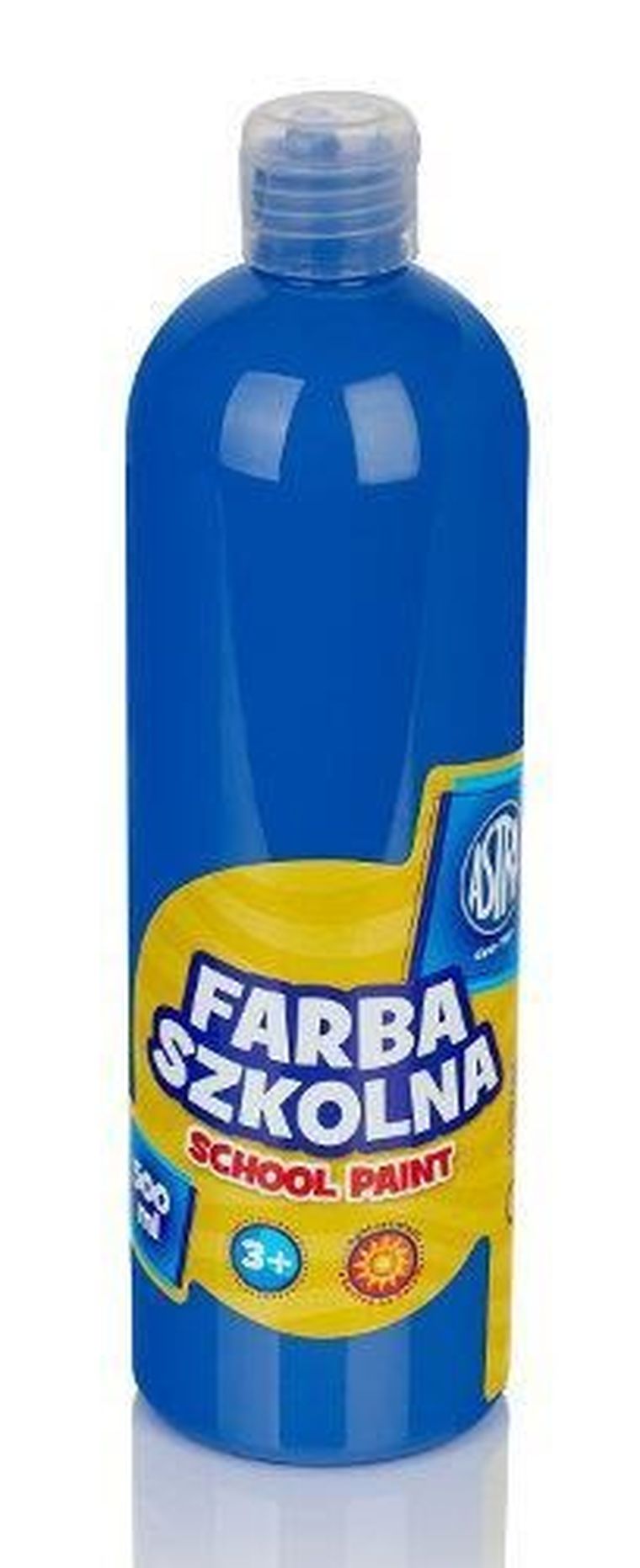 Astra, farba szkolna, butelka, ciemno niebieska, 500 ml