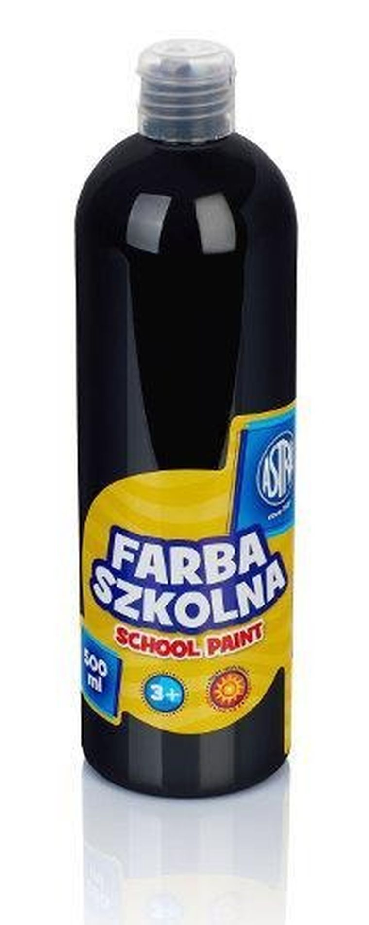 Astra, farba szkolna, butelka, czarna, 500 ml