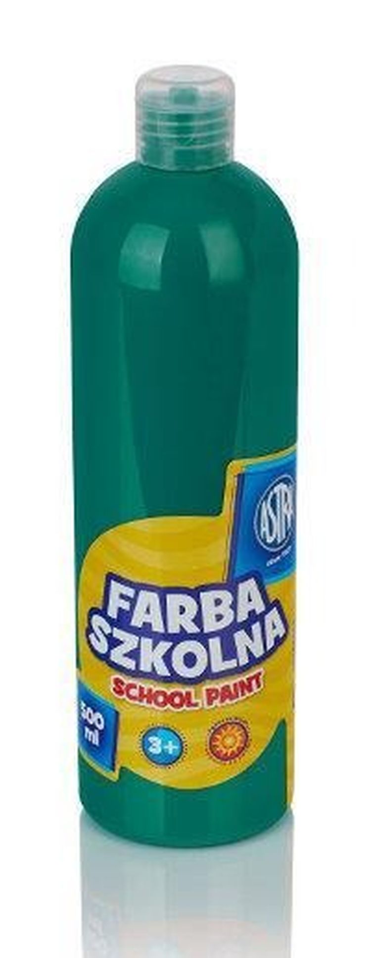 Astra, farba szkolna, butelka, szmaragdowa, 500 ml