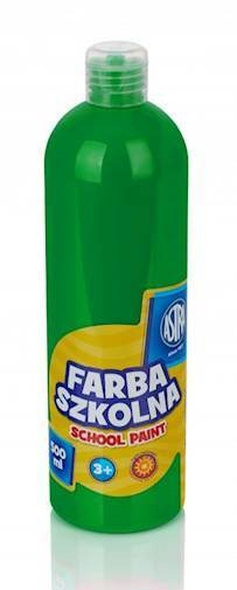 Astra, farba szkolna, butelka, zielona, 500 ml