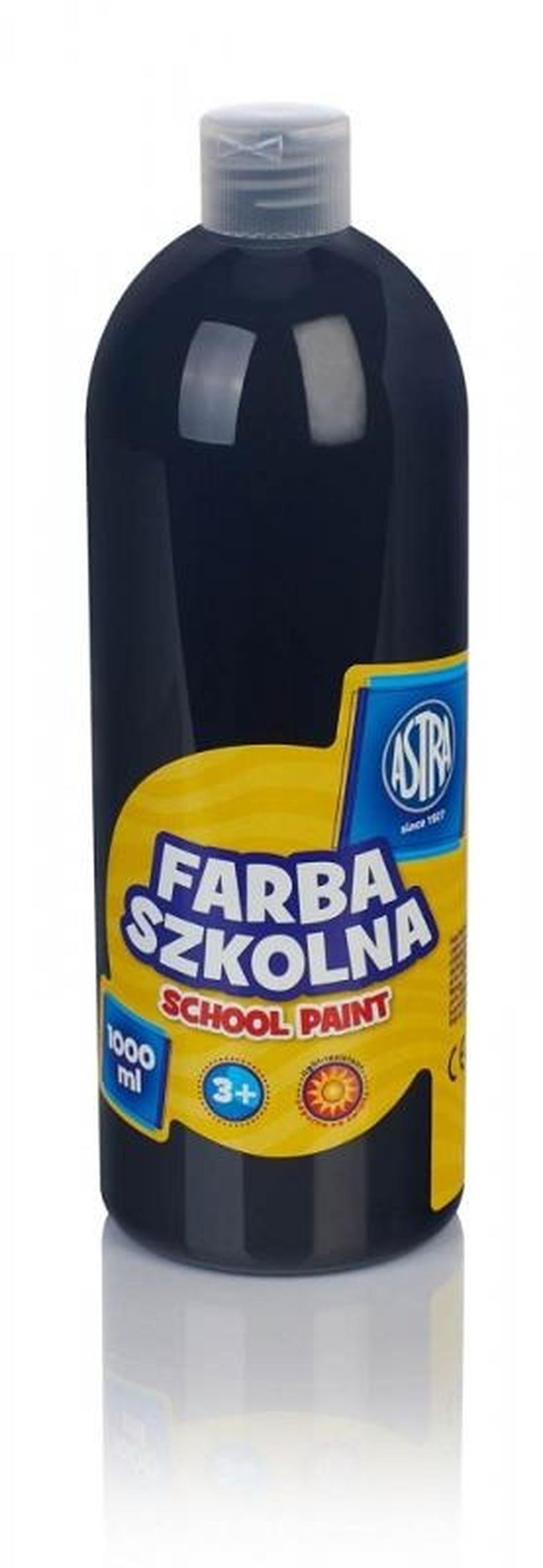 Astra, farba szkolna, czarna, 1000 ml