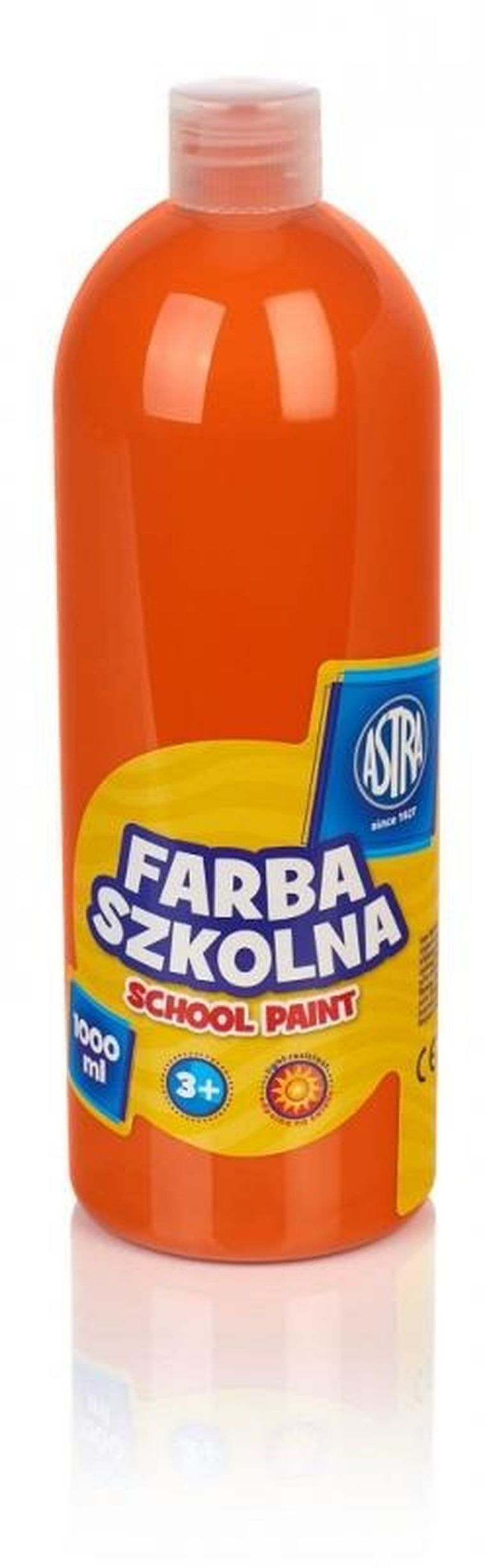 Astra, farba szkolna, pomarańczowa, 1000 ml
