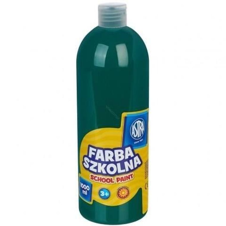 Astra, farba szkolna, zielona ciemna, 1000 ml