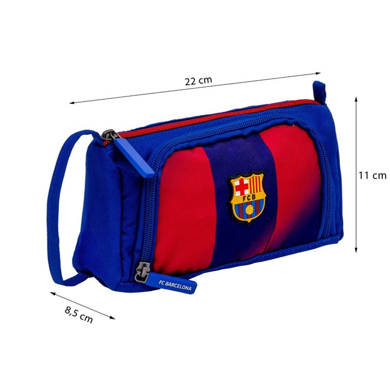 Astra, FC Barcelona, piórnik saszetka, niebieski