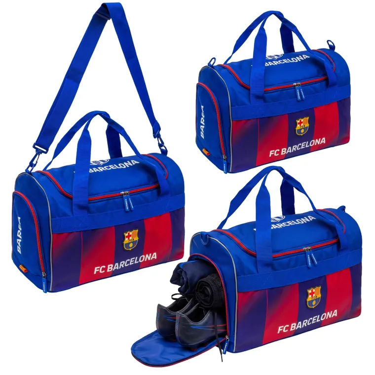 Astra, FC Barcelona, torba treningowa, niebieski