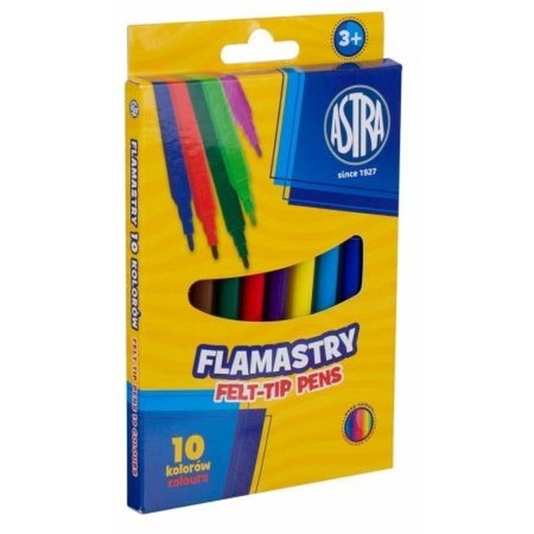 Astra, flamastry, 10 kolorów