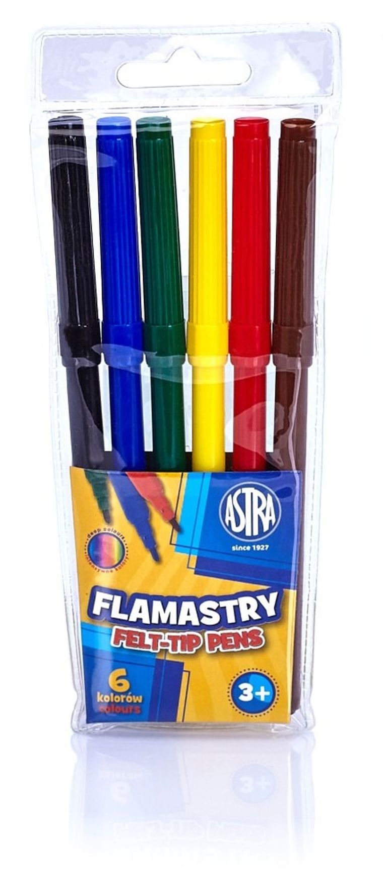 Astra, flamastry CX, 6 kolorów