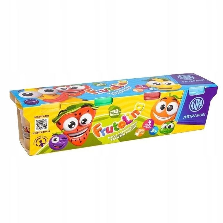 Astra, Frutolina, masa plastyczna, 4-100g