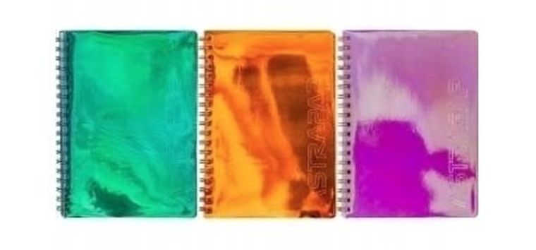 Astra, kołozeszyt A4, 100 kartek, kratka, holographic, 1 szt.