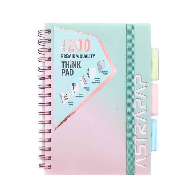Astra, kołozeszyt, A5, ombre pastel, 1 szt.