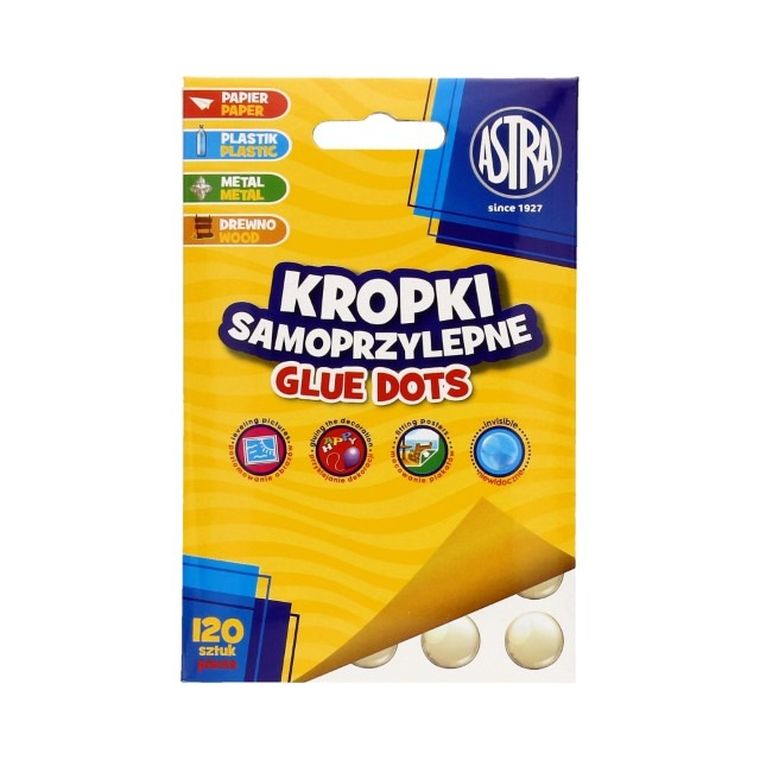 Astra, kropki samoprzylepne