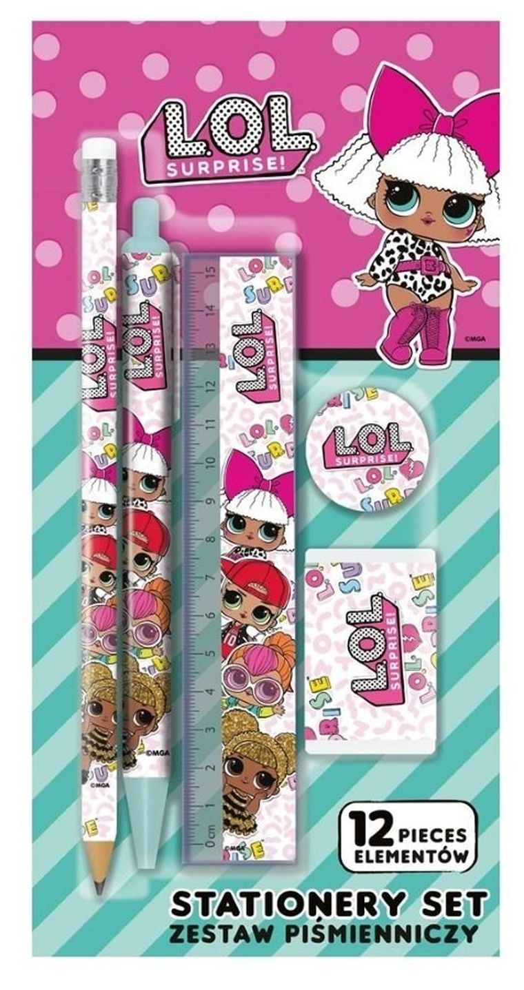 Astra, L.O.L. Surprise, zestaw piśmienniczy, 5 elementów