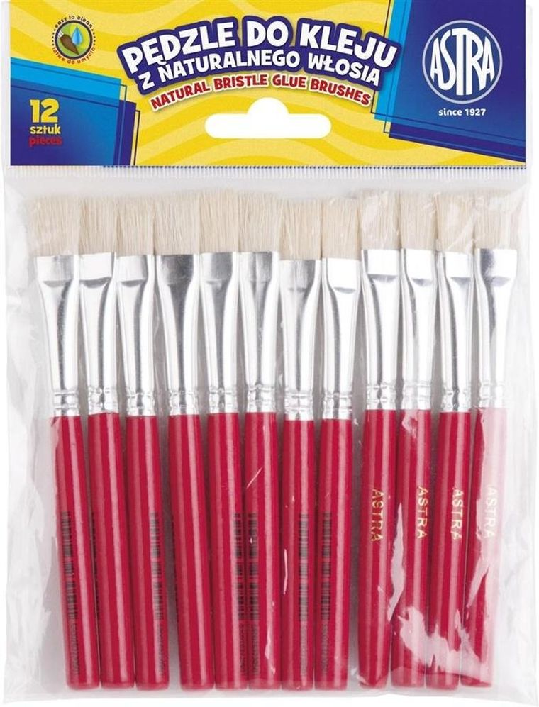 Astra, pędzelki do kleju, 12 szt.