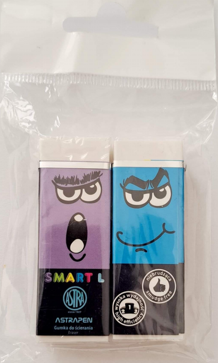 Astra, Pen Smart, gumka do ścierania, 2 szt.