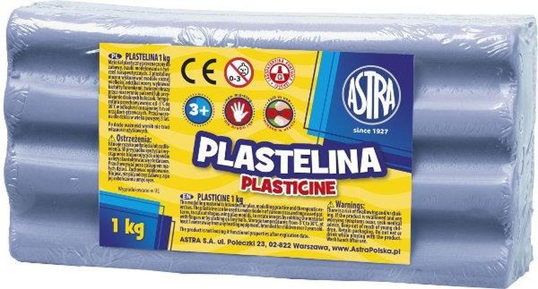 Astra, plastelina, błękitna, 1 kg