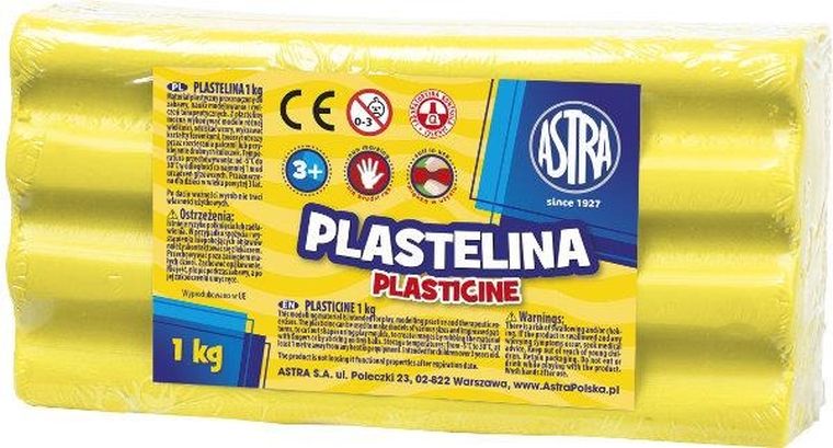 Astra, plastelina luzem, cytryna, 1 kg
