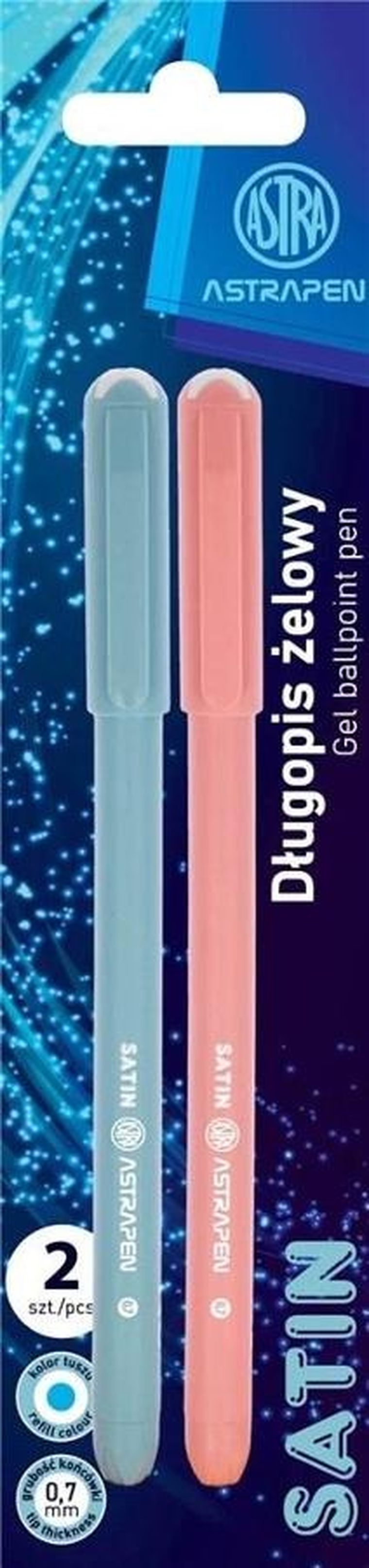Astra, Satin, długopis kulkowy, 2 szt.