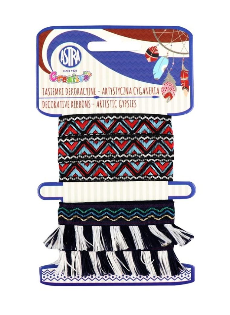 Astra, tasiemki dekoracyjne, artystyczna cyganeria, 2-50 cm