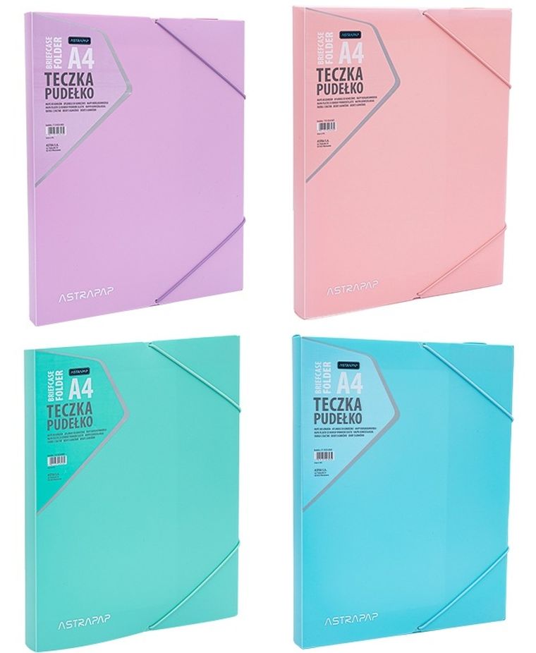 Astra, teczka z gumką, Pastel Line, 1 szt.