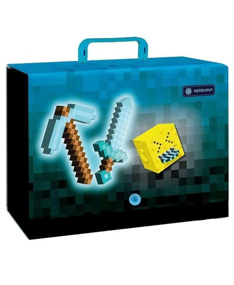 Astra, teczka z rączką A4, Blue Pixel