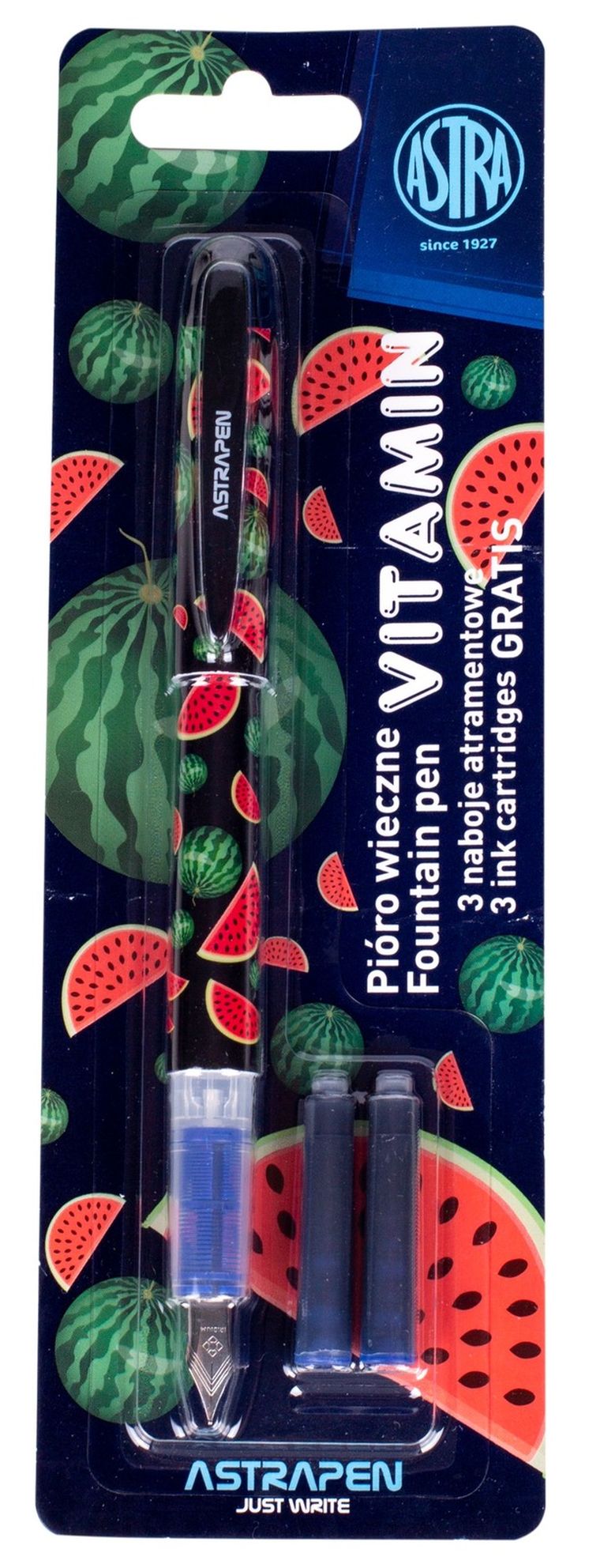 Astra, Vitamin, pióro młodzieżowe + 3 naboje