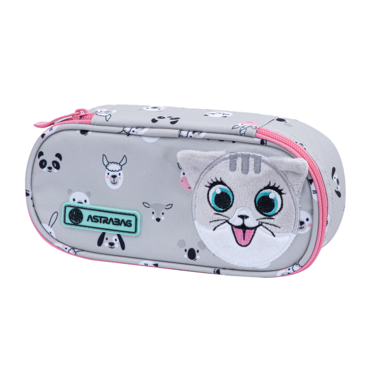 Astrabag, piórnik, owalny, Kitty The Cute