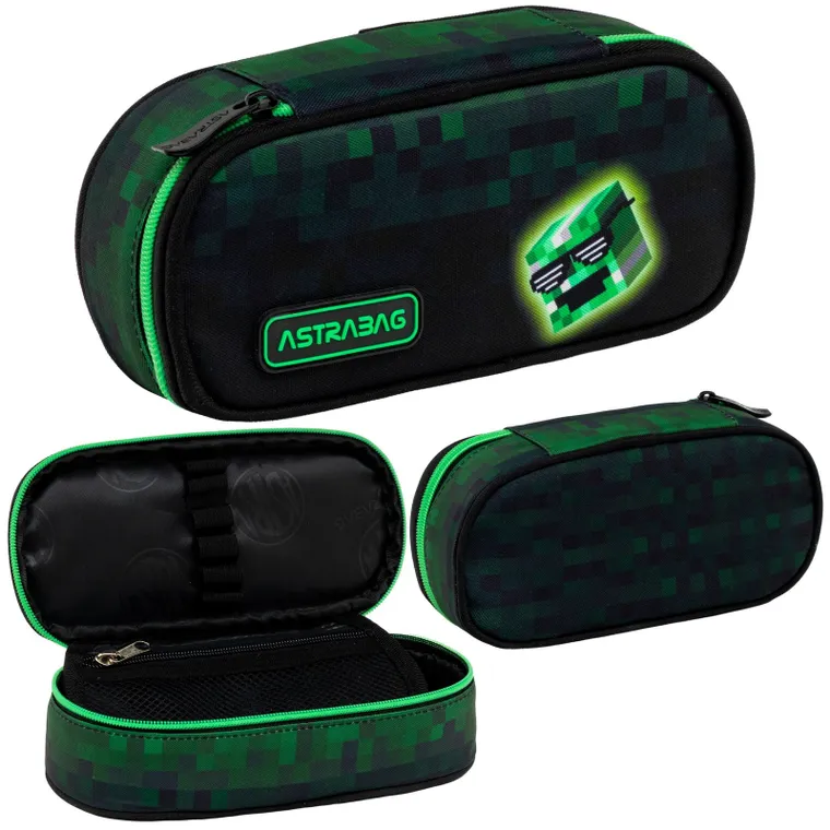 Astrabag, piórnik owalny, Pixel Hero