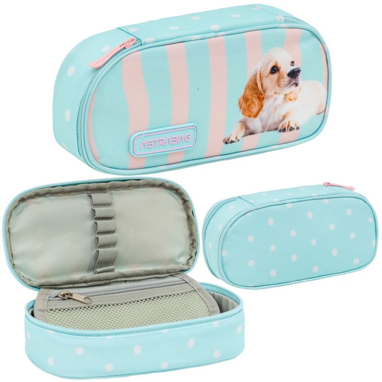 Astrabag, piórnik owalny, Puppy Line