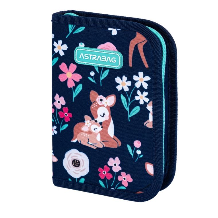 Astrabag, piórnik rozkładany, pojedynczy, Baby Deer