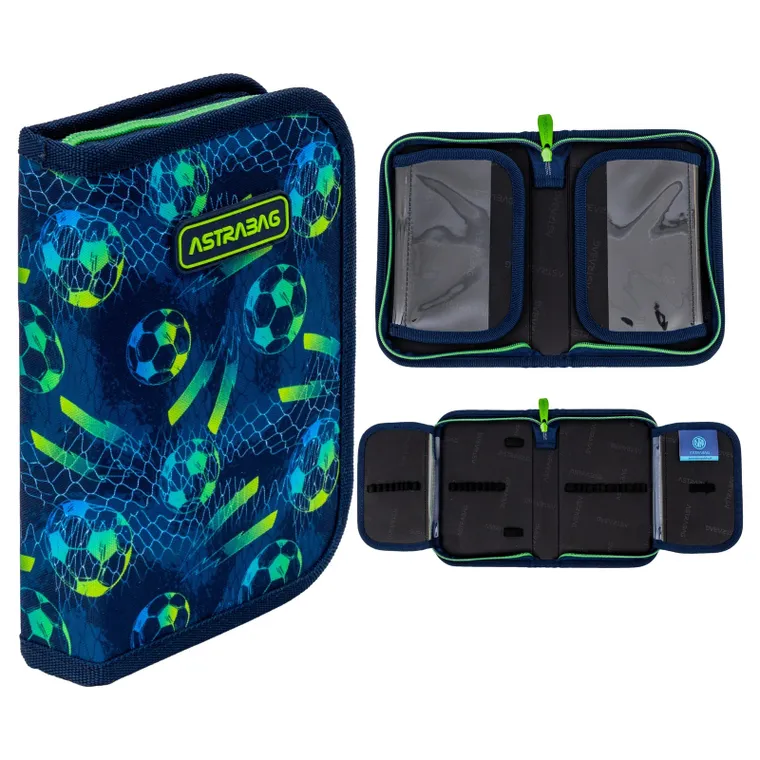 Astrabag, piórnik rozkładany, pojedynczy, Football