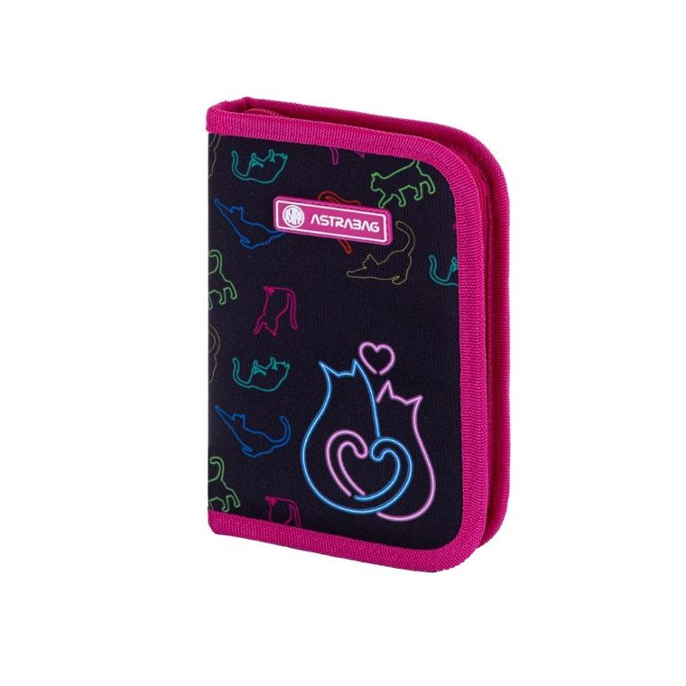 Astrabag, piórnik rozkładany, pojedynczy, z wyposażeniem, Lo&Ve