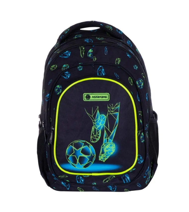 Astrabag, plecak szkolny, 3-komorowy, Football Motion