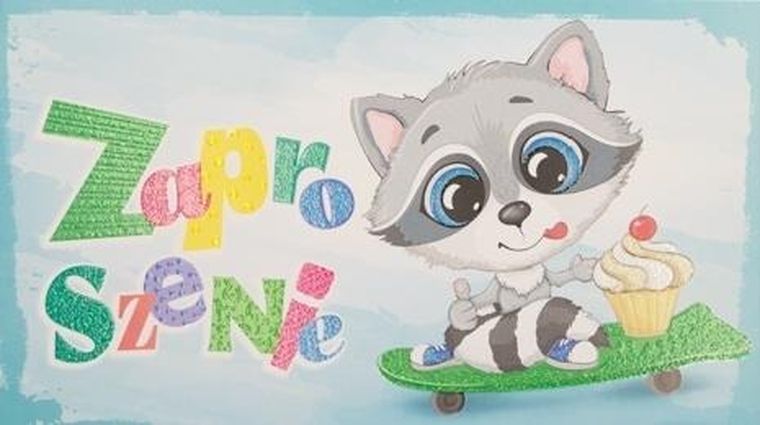 Astro Atelier, zaproszenie, urodziny dziecięce, 10 szt.