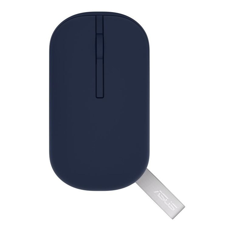 Asus, mysz bezprzewodowa, Marshmallow MD100, granatowa