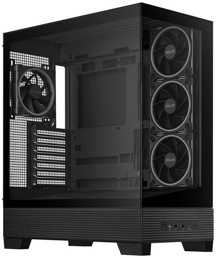 Asus, obudowa komputerowa, A32 Plus Tg Argb, Black