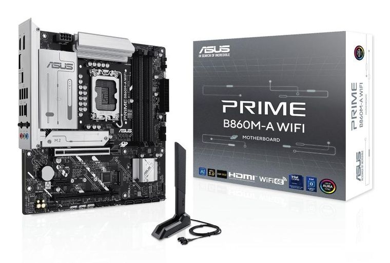 Asus, płyta główna, PRIME B860M-A WIFI s1851 XDDR5 USBC mATX