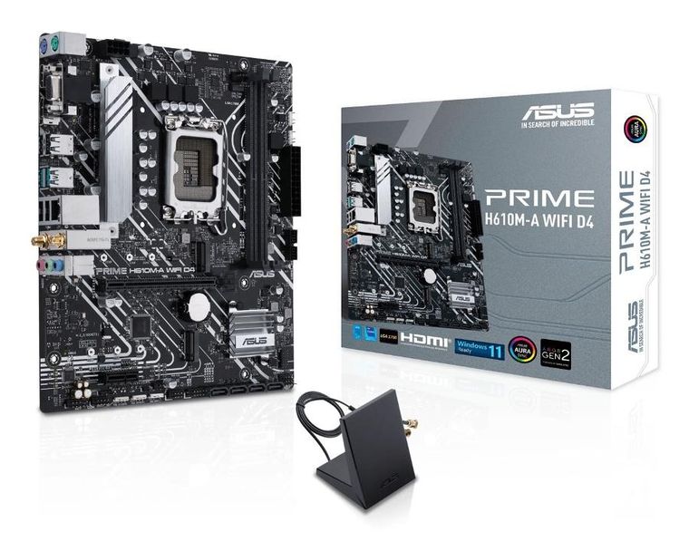 Asus, płyta główna, PRIME H610M-A WIFI D4