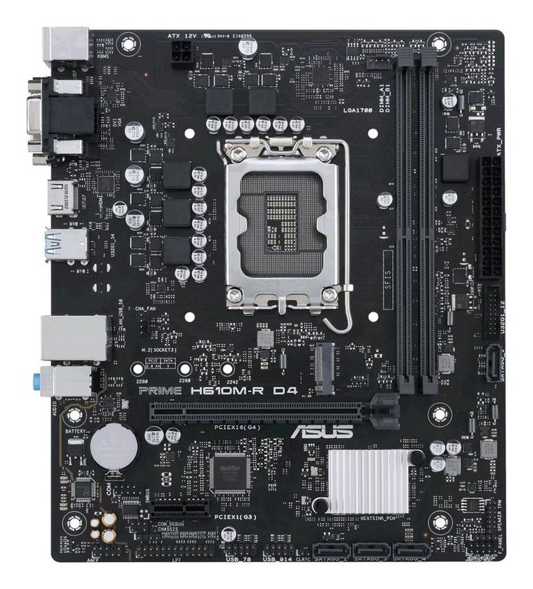 Asus, płyta główna, PRIME H610M-R D4-SI