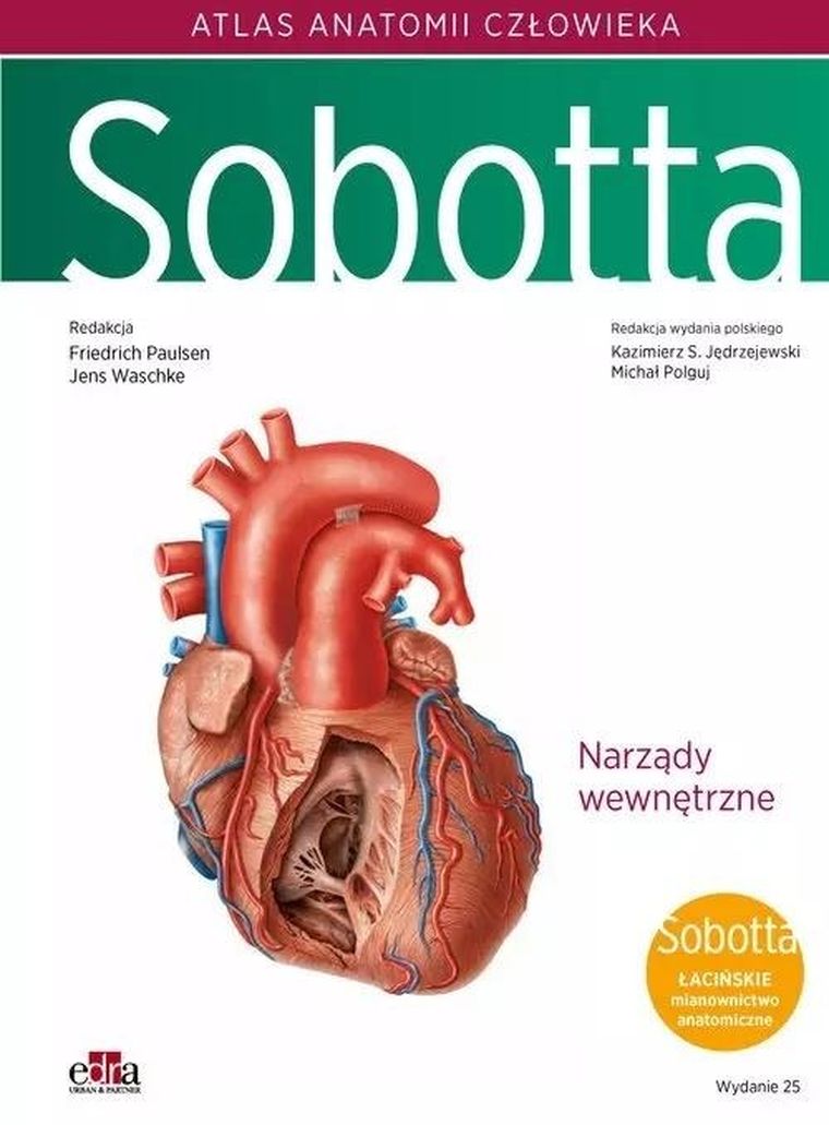 Atlas anatomii człowieka Sobotta. Tom 2. Łacińskie