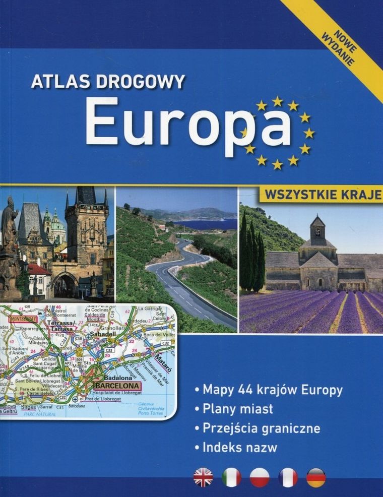 Atlas drogowy, Europa