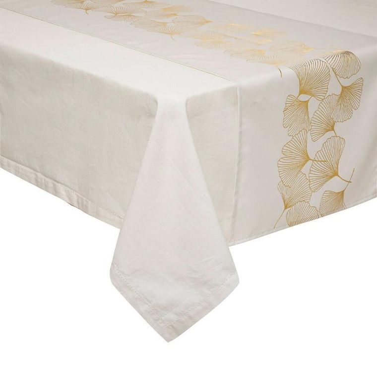 Atmosphera, bieżnik na stół, złoty wzór, 28-300 cm