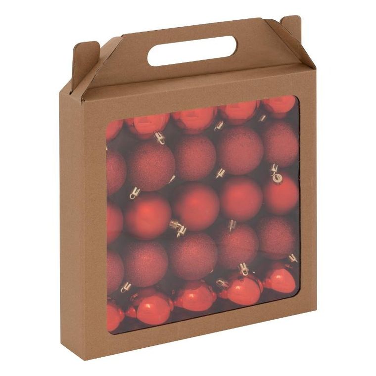 Atmosphera, bombki na choinkę, 6 cm, 25 szt.