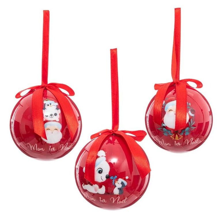 Atmosphera, bombki z papieru dla dzieci, Ø 7.5 cm