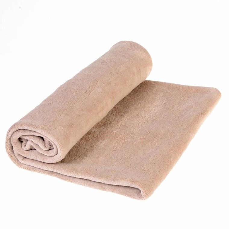Atmosphera, ciepły koc, 180-230 cm, kremowy