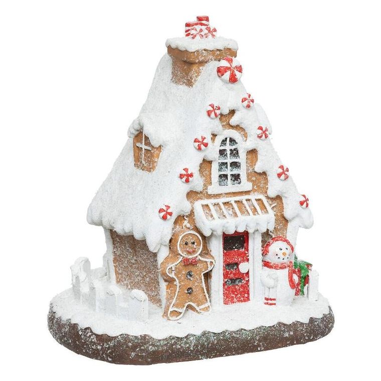 Atmosphera, figurka, domek z piernika, 28 cm