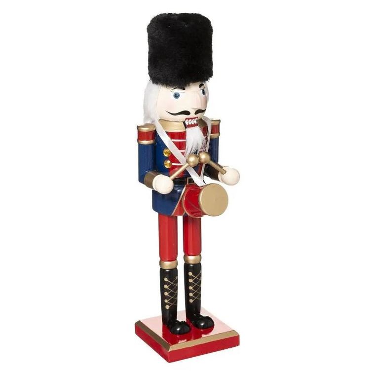 Atmosphera, figurka dziadek do orzechów, drewno, 25 cm