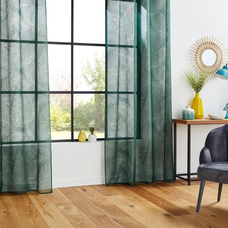 Atmosphera, firanka na przelotkach, Devo, 140-240 cm, zielona